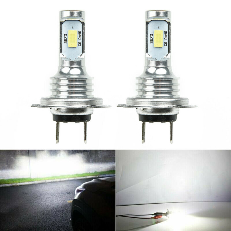 Brandneue LED-Lampen Nebels chein werfer Fahr licht Hoch leistungs ersatz 6000k Aluminium Kühlkörper klar weiß DC 12V-24V