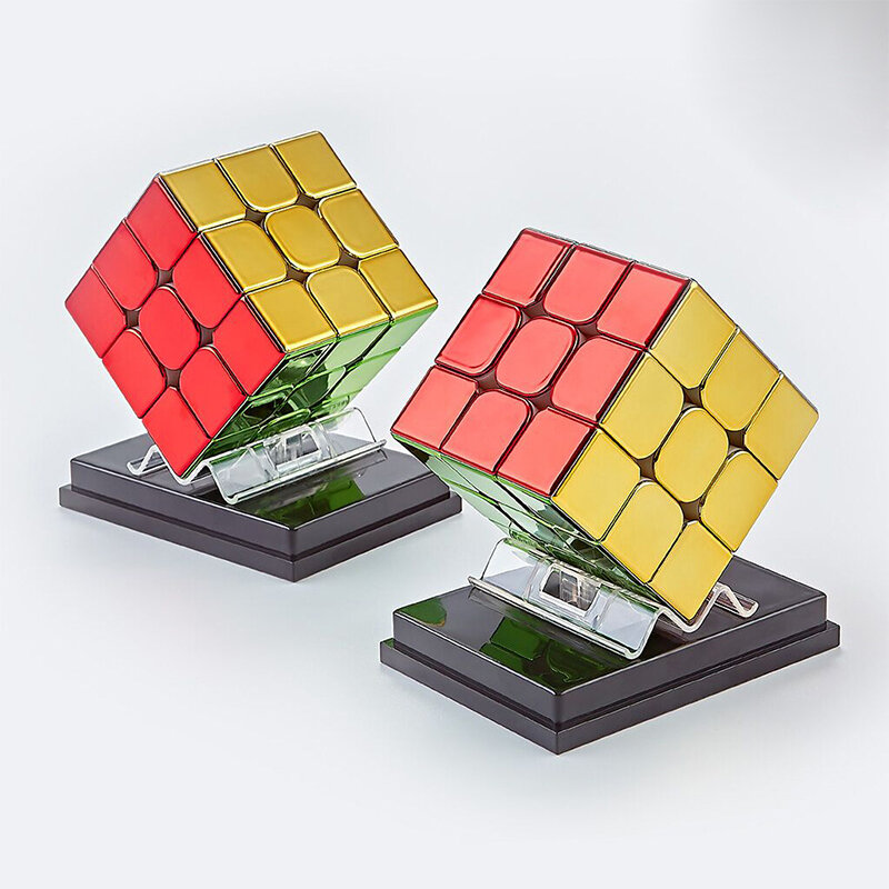 ชุบ3X3X3 Magnetic Magic Cube 3X3ปริศนาความเร็วระดับมืออาชีพ3 × 3เด็ก fidget Toy Cubo Magic Cube คิดปริศนา Magic Cubes