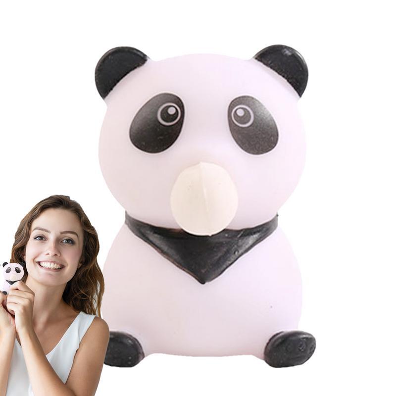 Panda Squeeze Fidget Toys Squeeze Vent Toy Brinquedo de pulso de mão impermeável Bola de rebote para família
