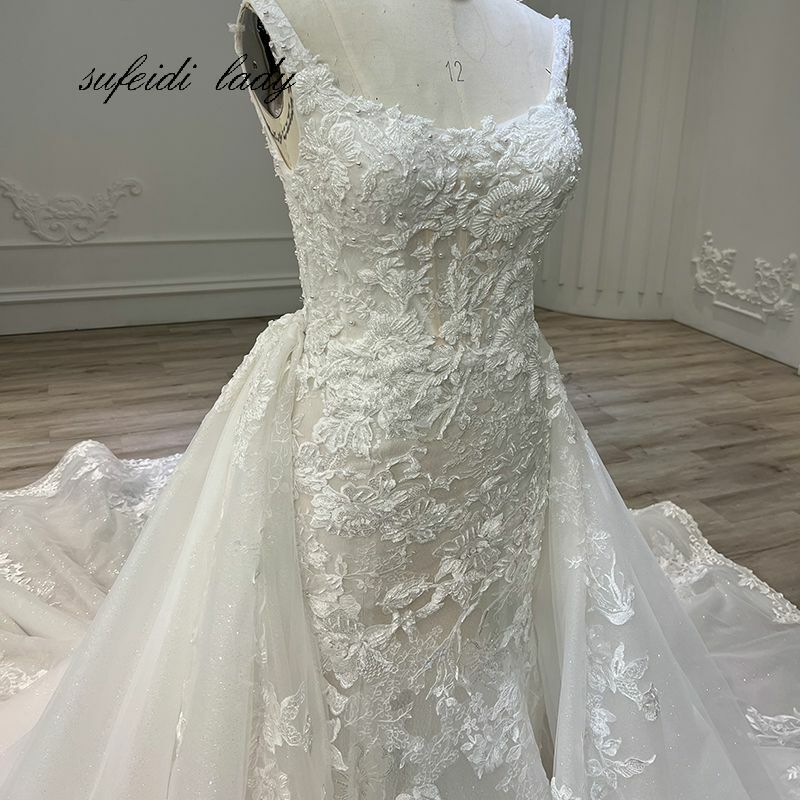 2022 Luxury Lace Wedding Dresses Real photo Elegant mermaid wedding dress