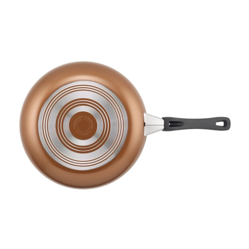 Farberware-Poêle à frire antiarina de 12 pouces, poêle en cuivre