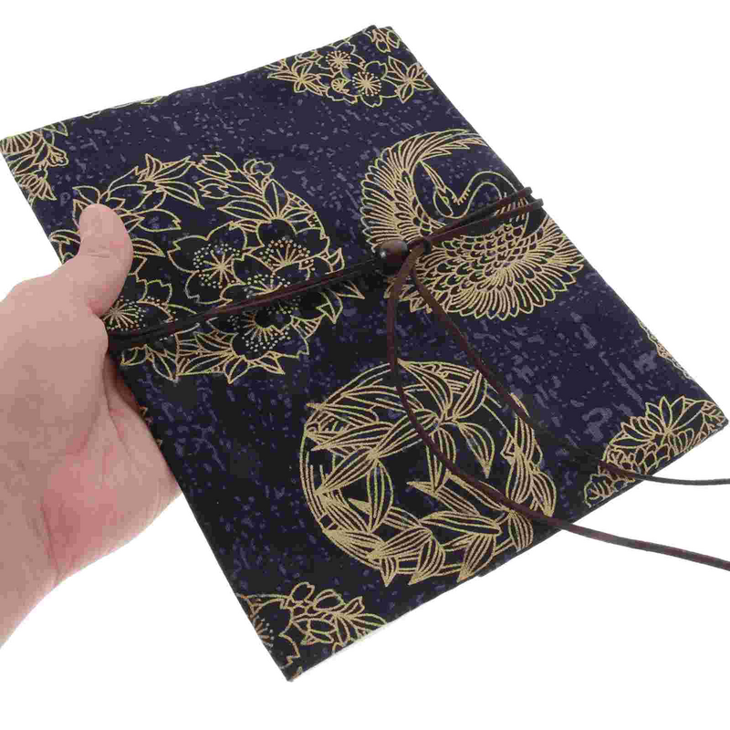 Capa protetora anti-desgaste para livro, capa de tecido a5, proteção decorativa livro, conta mão