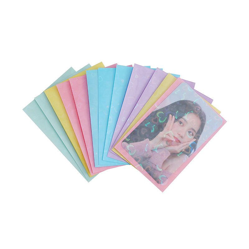 Manicotti per carte da 20 pezzi 61x91mm 20C nuovo supporto a cuore per cartoline film protezione per carte da gioco con foto-Card