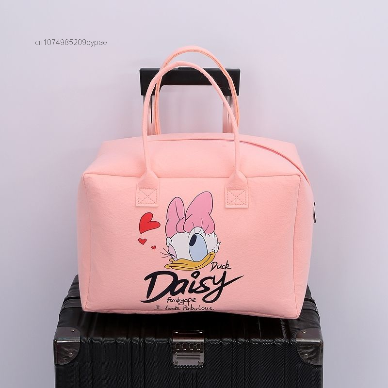 Disney Luggage Bag Mickey Minnie Durable Large Capacity Daisy Duck Travel Gym Bag High Quality Cartoon Tote Bag For Women Girl
