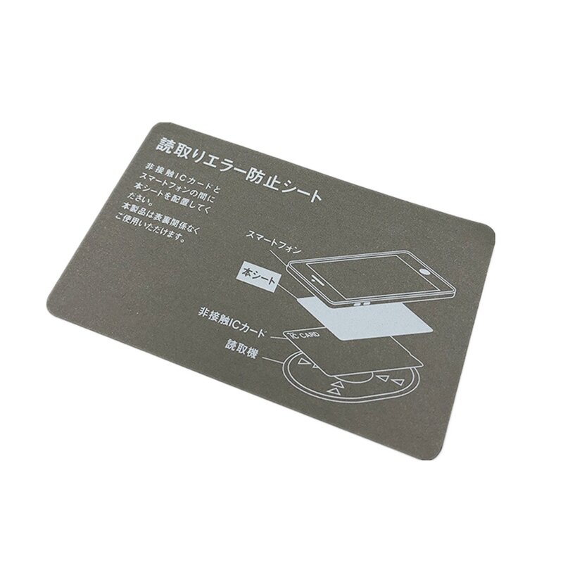 Anti-Metal Magnetic NFC Sticker for Grey Adhesive/ No Adhesive Tag Practical for Access Control Card IC Bank Card for  Dropship