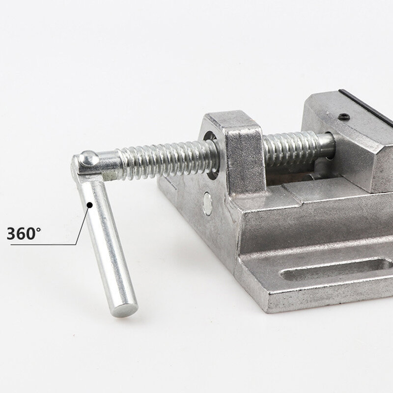 2.5 inch hợp kim nhôm mini phẳng mũi kìm đôi theo dõi chính xác Kẹp Vise chế biến gỗ hoạt động cố định Clip tay công cụ