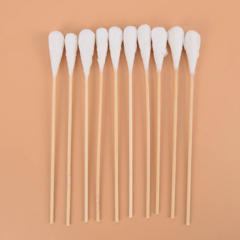 New 20pcs 20cm Women Beauty Makeup Cotton Swab Cotton Buds Make Up Wood Sticks Nose Ears Cleaning Cosmetics Health Care