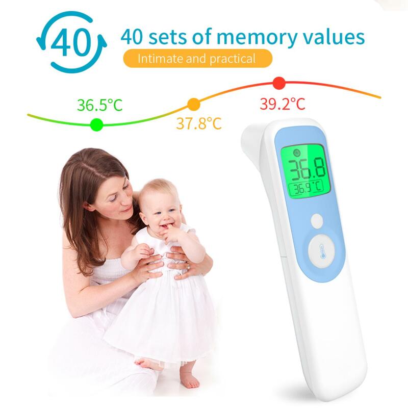 Casa termômetro eletrônico infravermelho preciso orelha temperatura em casa testa temperatura arma bebê medição de temperatura