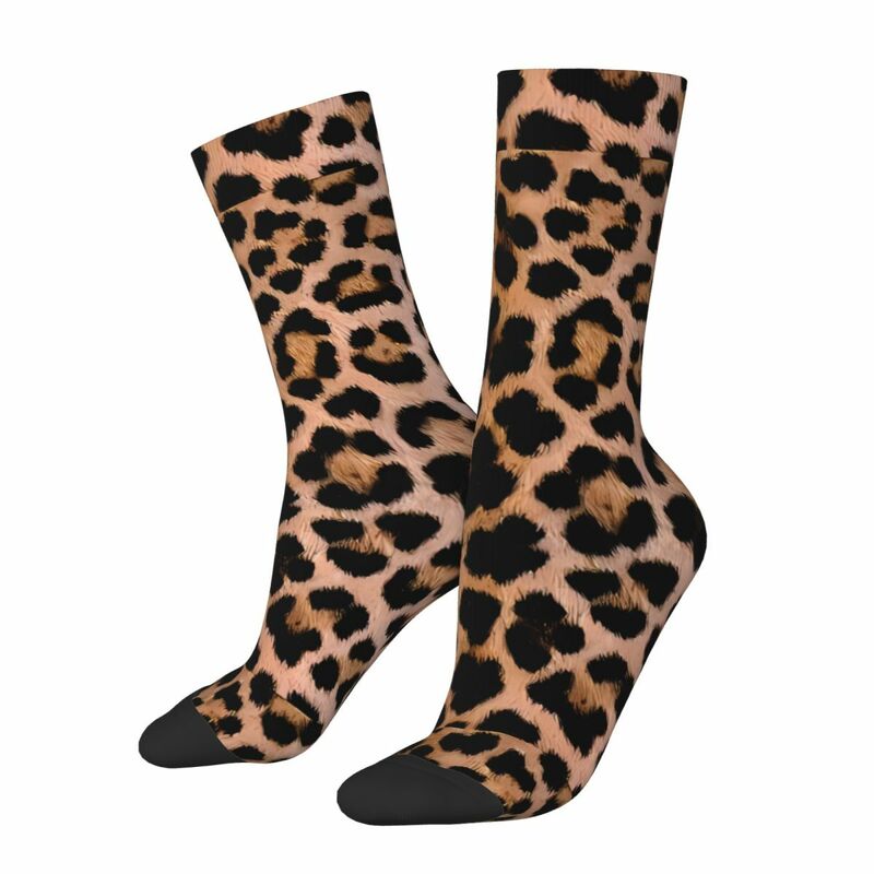 Kaus kaki perjalanan pola kartun Kawaii motif Cheetah