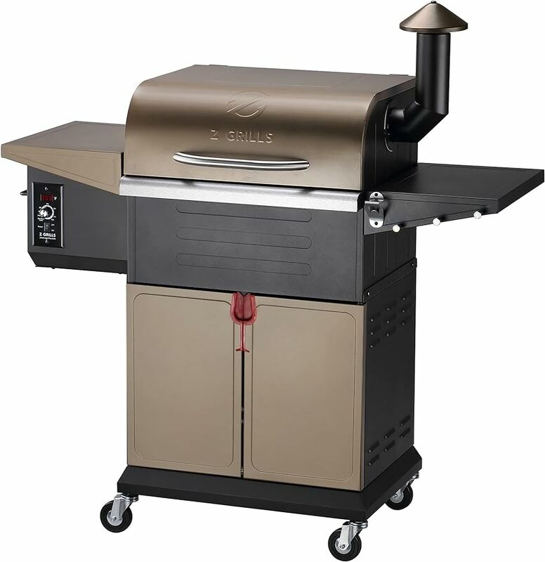 Z GRILLS Wood Pellet Grill Smoker with PID Technology, Auto Temperature Control, Direct Flame Searing Function