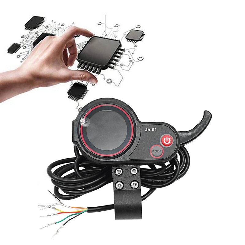 JH-01 Meter Dashboard LCD Display Only For The Same Model E-Bike Electric Scooter Long Cable