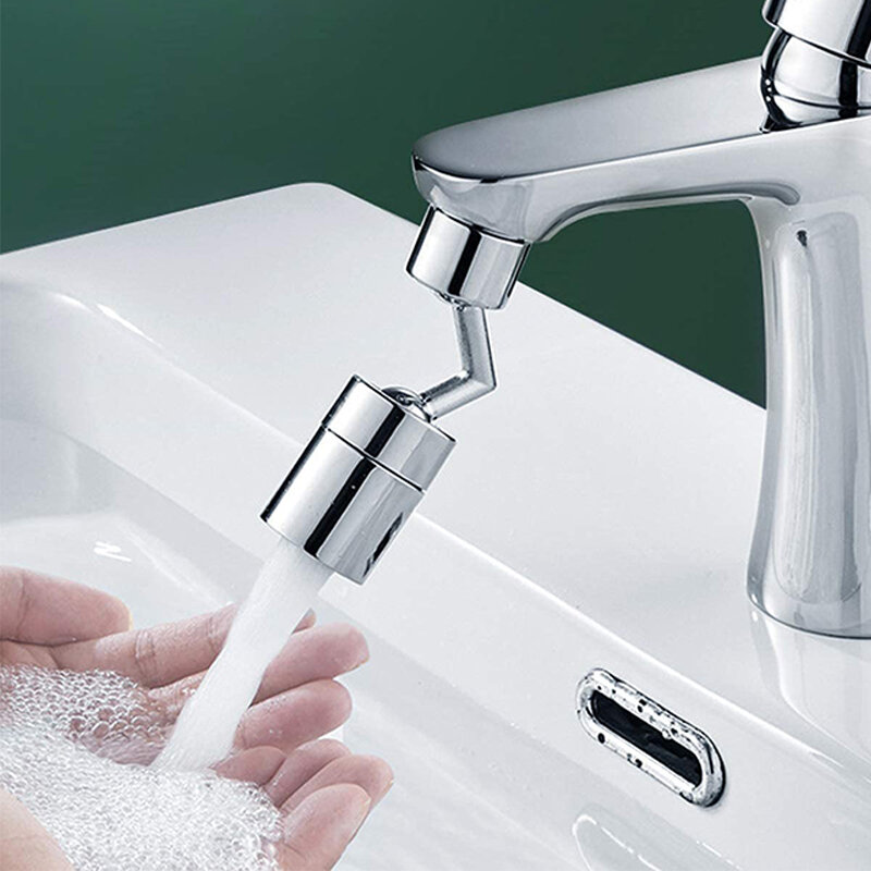 720 ° Universal Kitchen Faucet Anti-splash Aerador Banheiro Torneira Rotatable Faucet Pulverizador Poupança Água Torneira Bico Extensor Adaptador