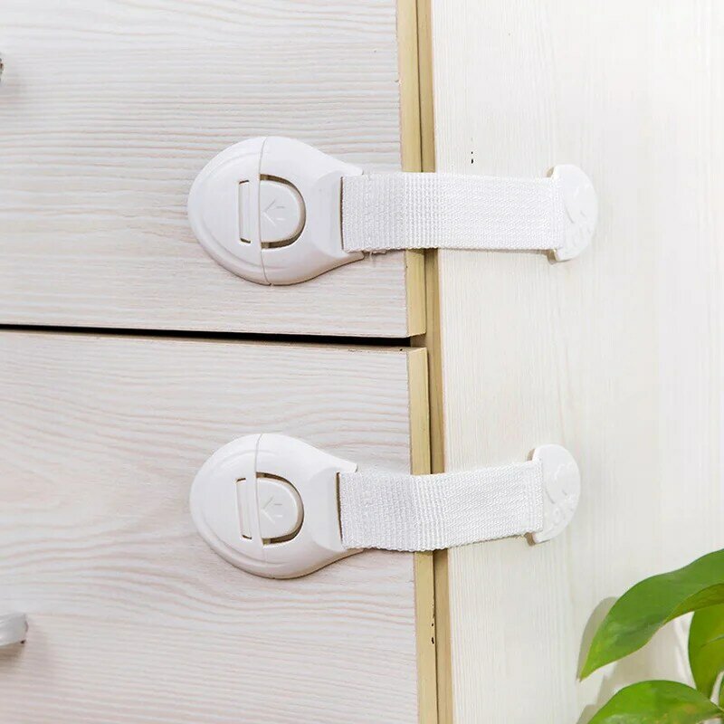 2 buah kunci keamanan pintu lemari tali nilon kunci kabinet laci kunci pengaman untuk balita kunci pelindung keselamatan