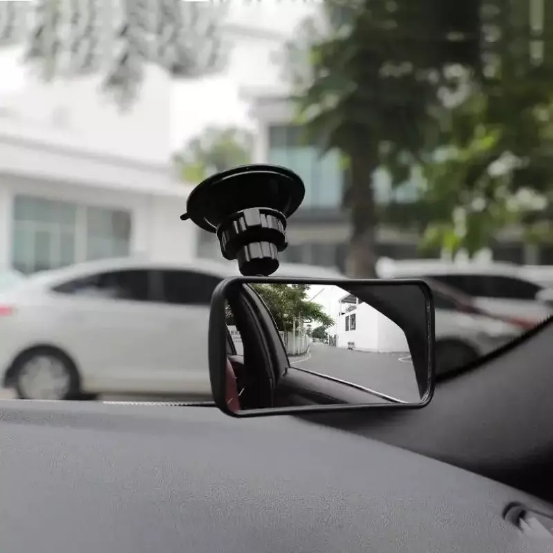 Universal Car Back Seat Baby Espelho, ajustável, auxiliar espelho retrovisor, 360 ° Ventosa Tipo