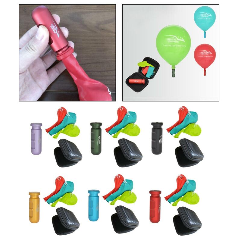 Tauch ohr ausgleich für Anfänger Aluminium legierung mit Luftballons Unterwasser Frei tauchen Ohr druck ausgleich Trainings werkzeug