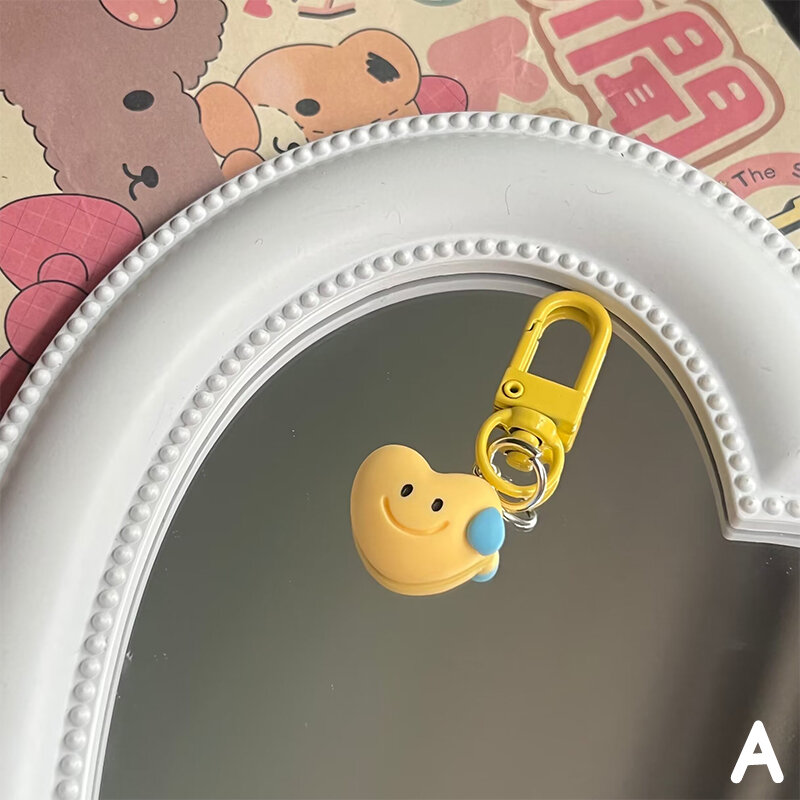 Cute Cartoon Silent Animal Keychain Student Bag Pendant Car Keychain Hanging Decoration Accessories