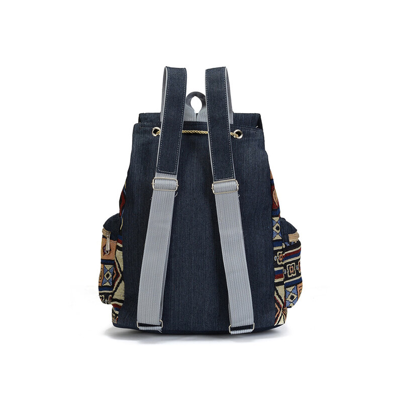Canvas Backpack Organizer Large Capacity Daypack Schoolbag Causal Shopping Students Rucksack Shoulder Bag Supplies