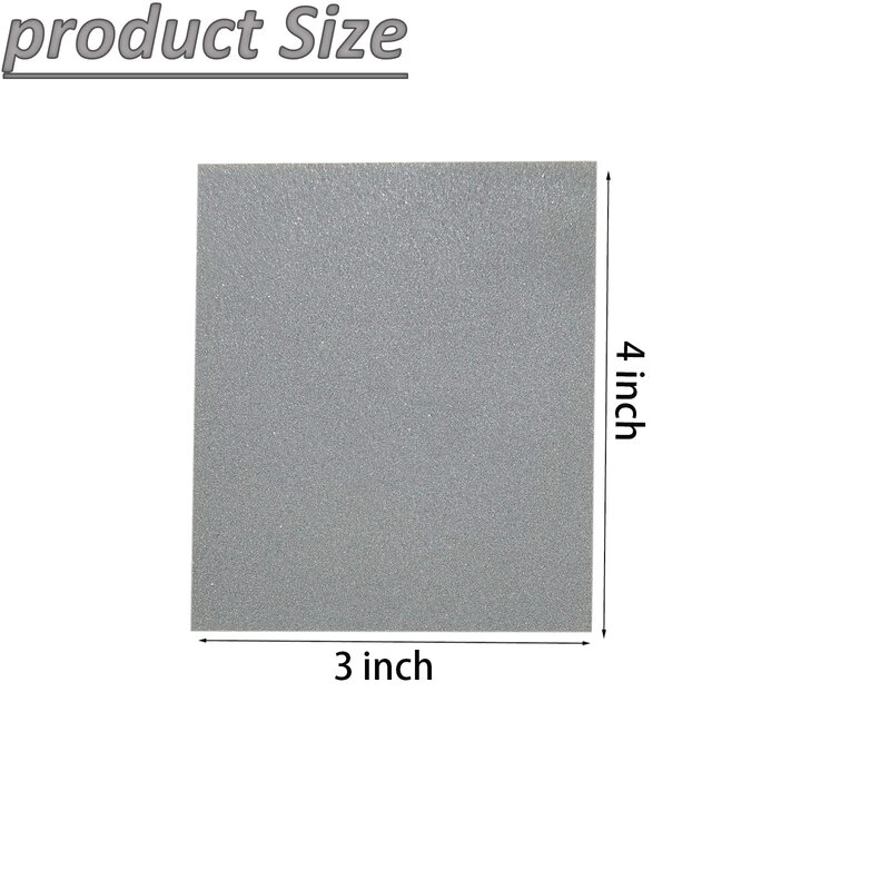 24Pcs 3 x 4 Inch Sponge Sanding Paper 300-3000 Grit, Hook and Loop Wet Dry Sandpaper for Auto Metal Wood Furniture Polishing
