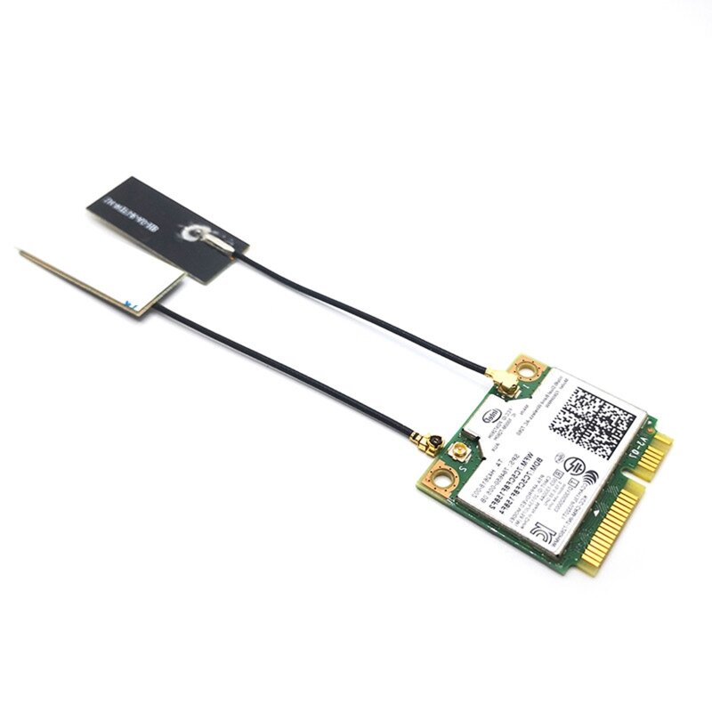 2PC Mini PCIE Wifi antena wewnętrzna Laptop Wifi BT antena filmowa do karty sieciowej D5QC