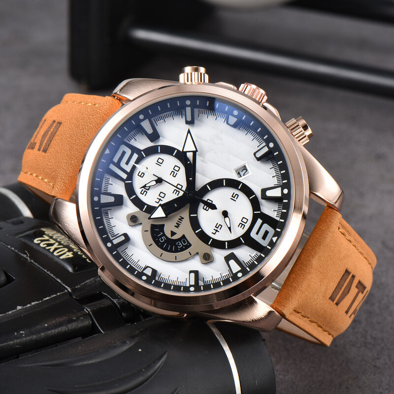 นาฬิกาควอทซ์แบรนด์ดั้งเดิมสุดหรูสำหรับนาฬิกาข้อมือบุรุษทุกวันนาฬิกากีฬานาฬิกาชั้นนำ