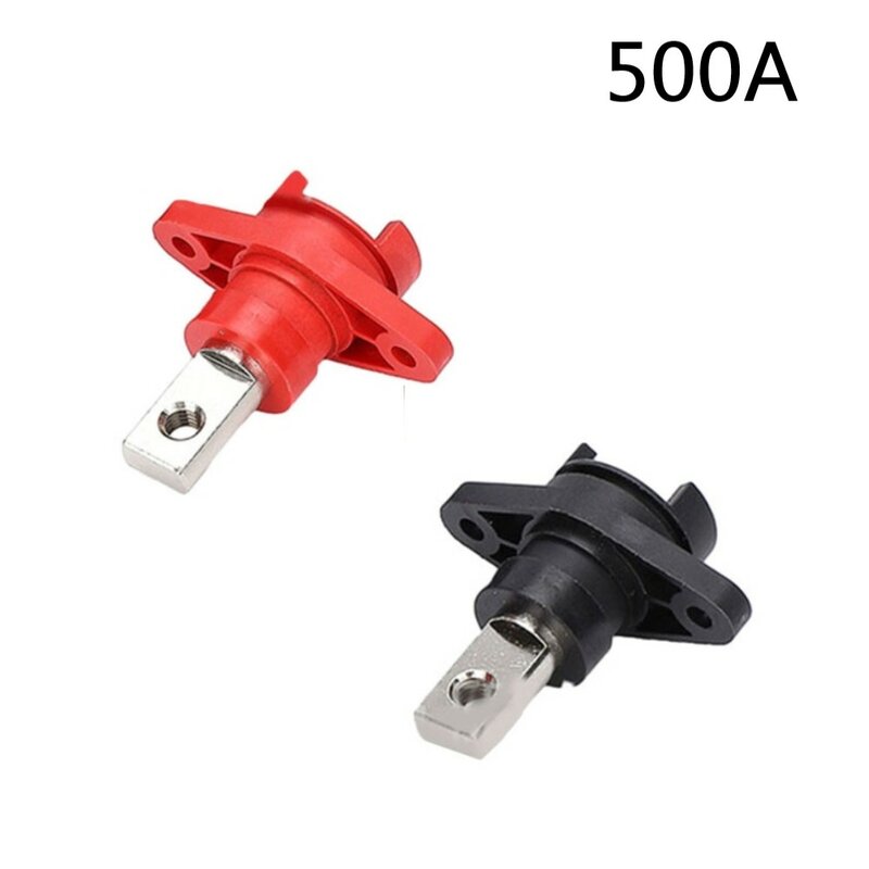 2Pcs 120A 200A 300A 400A All-Copper Lithium Battery Terminal Connector Energy Storage Terminal Battery Connector Adapter