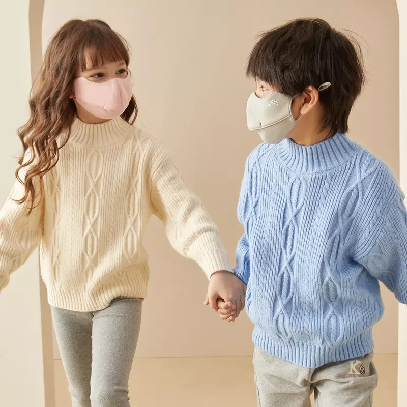 Ohsunny Winter warme Gesichts bedeckung Kinder Kinder wind dicht atmungsaktiv passen die Wange Ohr versteller Nasen öffnung Design für Jungen Mädchen