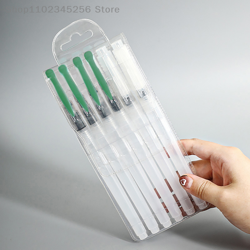 Transparent Pointed Nylon Hair Water Storage Pen Solid Pigment Water Soluble Color Pencil Painting Fountain Pen