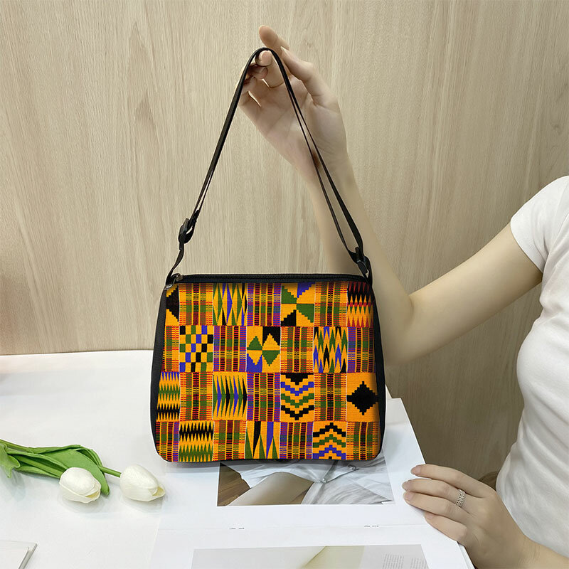 New Afro Pattern Woman Shoulder Bag Ladies Fashion Handbag African American Messenger Bag Retro Clutch Shopping Bags Gift