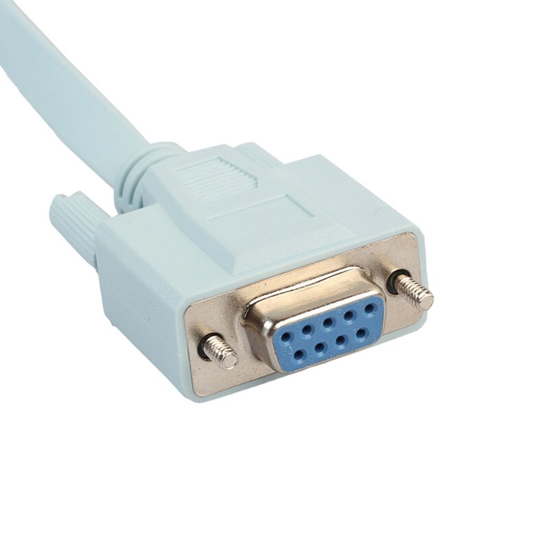 USB Console Cable RJ45 Cat5 Ethernet To Rs232 DB9 COM Port Serial Female Rollover Routers Network Adapter Cable 1.8M