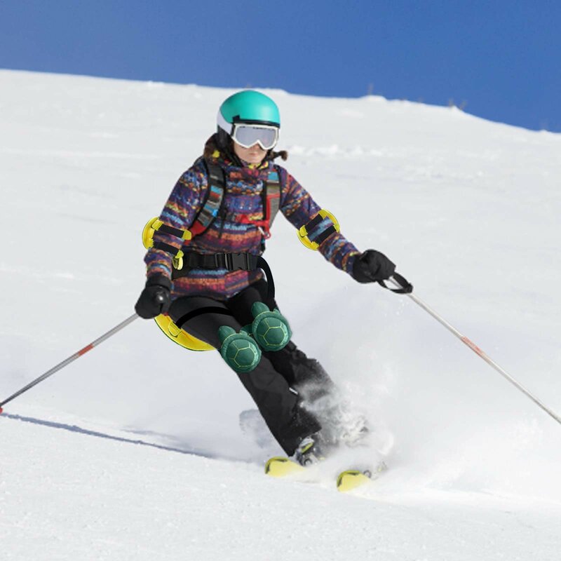 アウトドアスポーツスキースケートスノーボード保護スキープロテクタースケート保護ヒップパッド子供大人かわいいタートルクッションパッド
