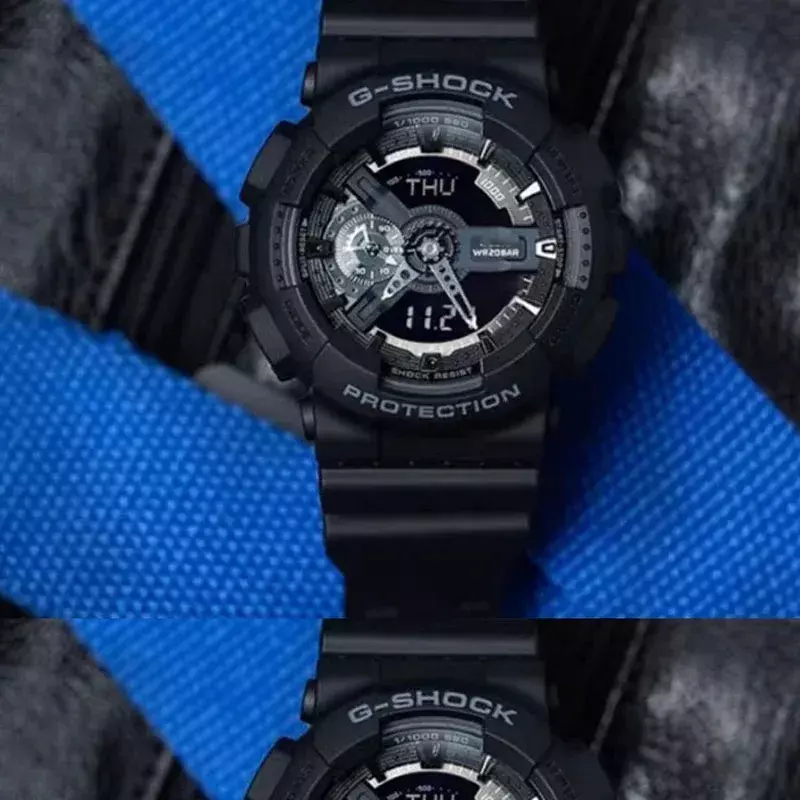 Nowy G-SHOCK zegarek GA-110 serce ciemności ograniczone wodoodporny sportowy GB-1A czarny złoty zegarek Unisex wielofunkcyjny męski zegarek.