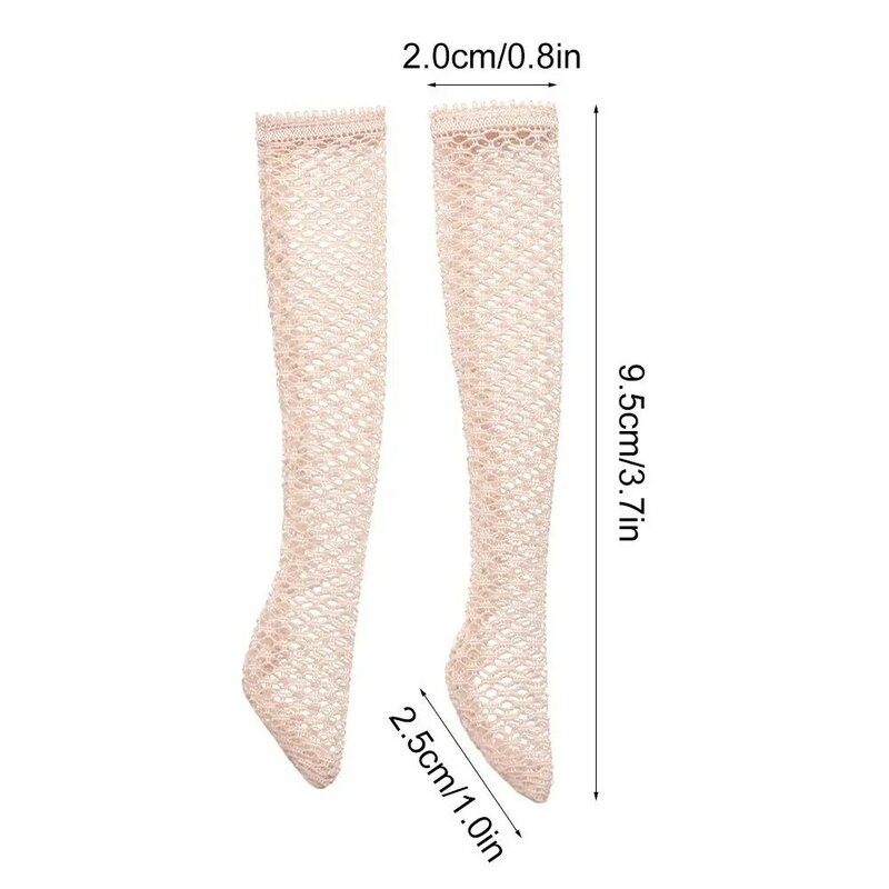 High quality DIY Dollhouse Decoration Toys 1/6 Doll Stockings Christmas Gift Doll's Clothes Accessories Doll Mesh Socks
