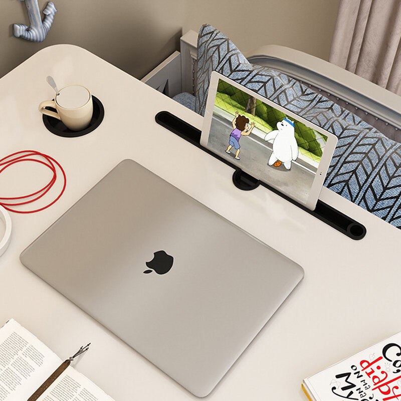 Escritorio plegable para ordenador portátil, mesa de 60x40x29cm para cama, Notebook, suministros de oficina para el hogar
