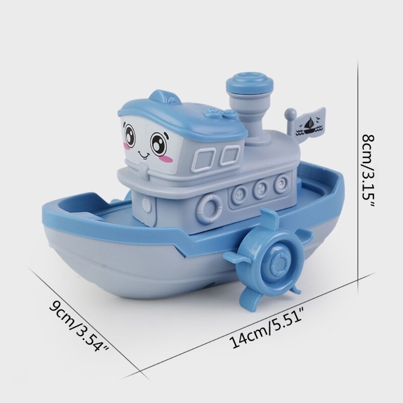 Water Bath Toy Fall in Love with Taking Bath Cartoon Steamship Swimming Toy Dropship