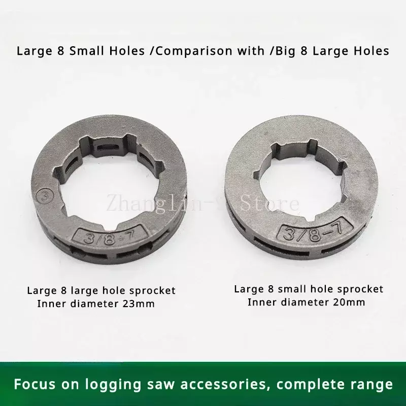 52/58/2500Chain Saw Passive Clutch Drum & Clutch & sprocket rim & needle bearing Fit for Chinese chainsaw
