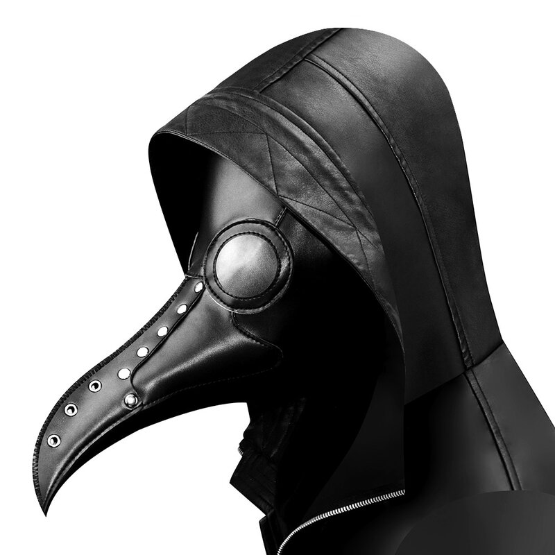 Halloween Steampunk Plague Birdbeak Masquerade Party Mask Headgear Carnaval Volwassen Kostuums Cosplay Przebranie Dla Doroslych