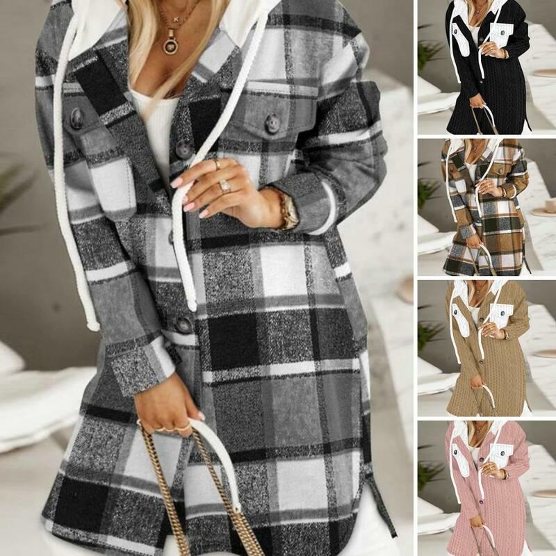 Respzed-Cardigan à Capuche pour Femme, Pull Long Coloré, Manteau Festif Optique, Mode Automne Hiver