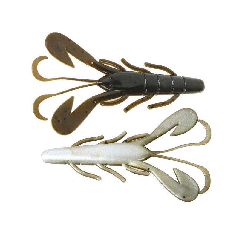 ARDEA przynęty Vibe Craw przynęty na ryby 90mm6g 6 sztuk silikonowe robaki raki miękka przynęta plastikowe stworzenie krewetki Bass okoń wędkarskiego