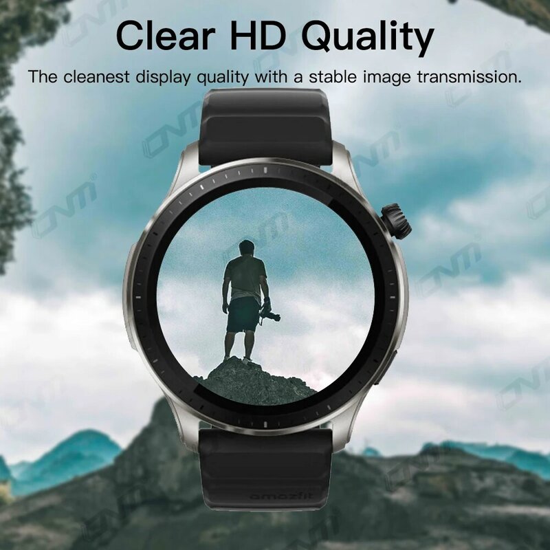Pelindung Layar Kaca Tempered untuk Amazfit GTR 4 Film Pelindung Kaca HD Antigores untuk Aksesori Jam Tangan Pintar Amazfit GTR4