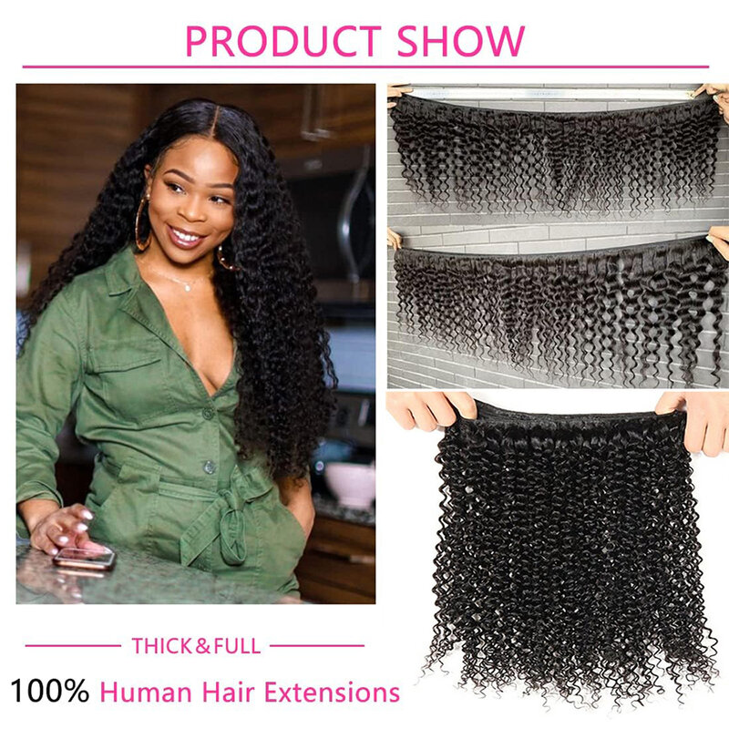 10a Ruwe Braziliaanse Haar Bundels Kinky Krullend Bundels Menselijk Haar Weave Groothandel Haar Bundels Maagdelijke Hair Extensions Voor Vrouwen