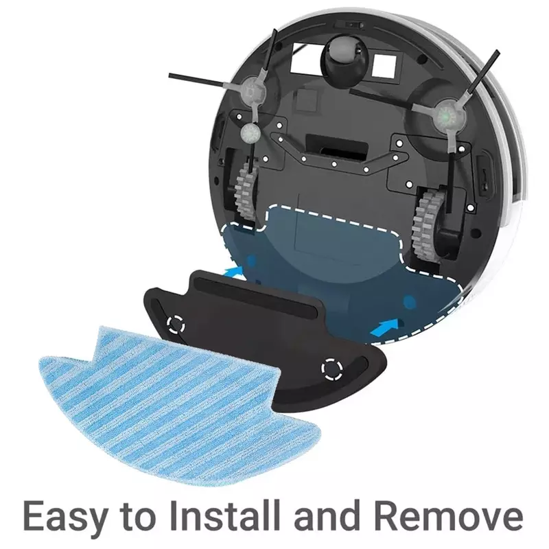 5pcs Mopping Pad For Lefant M210/M210B For Lefant M213/OKP K3 Robot Vacuum Cleaner Mop Cloths Parts Replacement Durable
