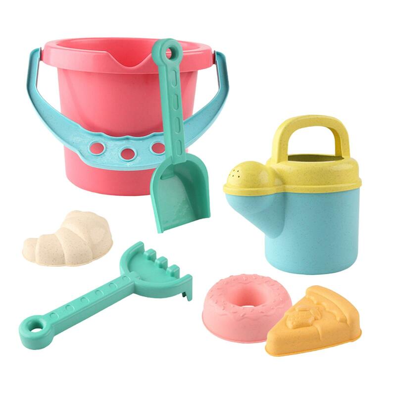 Игрушки из песка 7x, игрушки для пляжа, инструменты для полива банок и ведерко для пляжа для семейного пикника