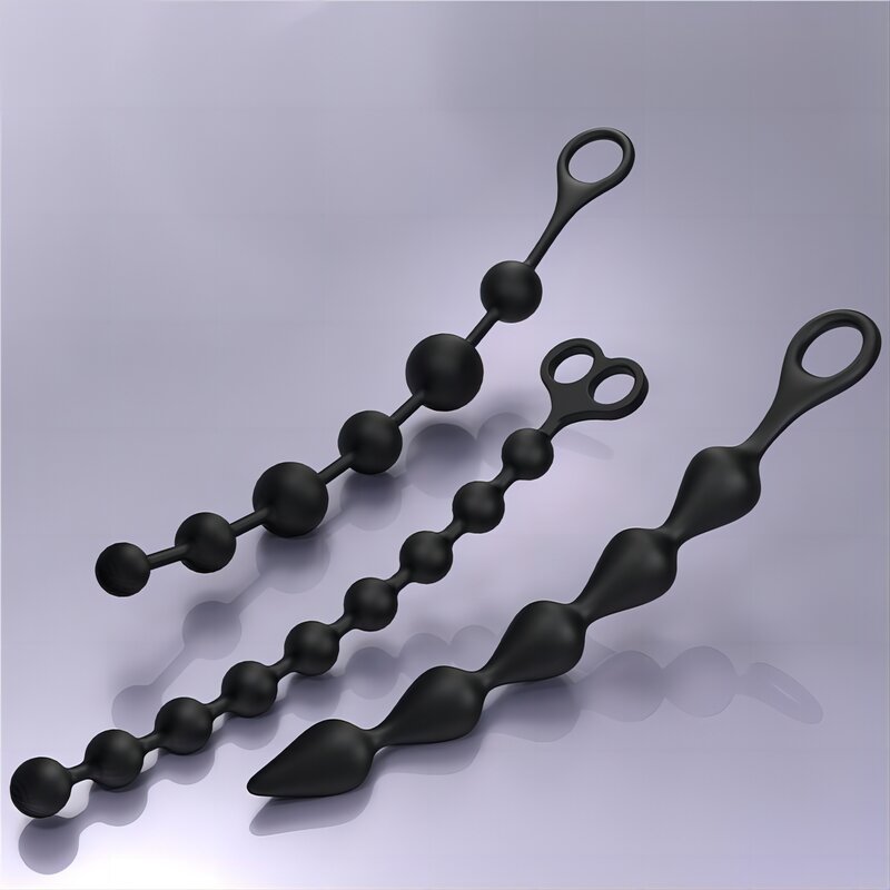 Super Long Silicone Butt Plug Anal Beads Ball Sex Toy For Beginners Man Women Couples Anus Masturbator Prostate Massager Erotic