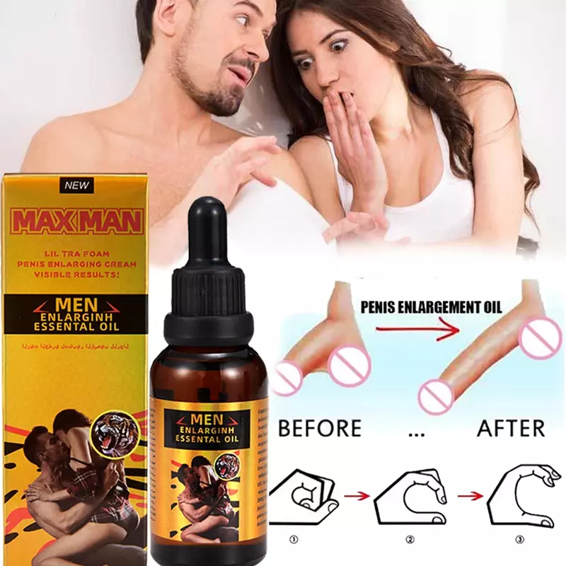 Olio per l'ingrandimento del pene uomo Big Dick aiuta la potenza maschile ritardo della crescita del pene olio per l'ingrandimento del pene sessuale aumenta l'assistenza sanitaria degli uomini