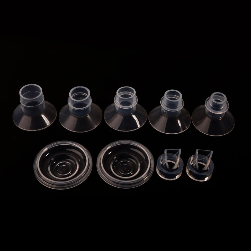 Flange Inserts 13/15/17/19/21mm for 24mm Shield/Flanges Wearable Breast Pump with Silicone Diaphragm and DuckbillValve