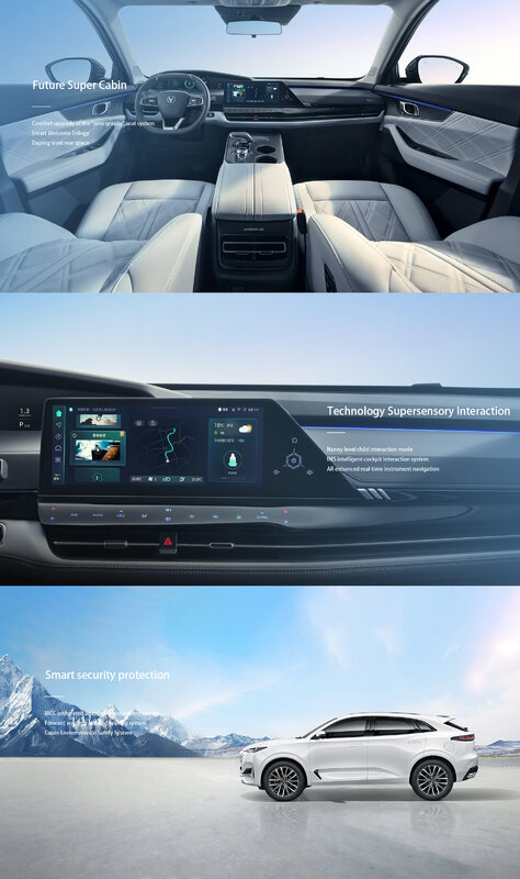Unik 장안 UNI-K 2.0T AWD /4WD 풀 컴플리트 탑 버전, 연료 버전, 가솔린 차량, 저렴한 자동차, 2023 도매