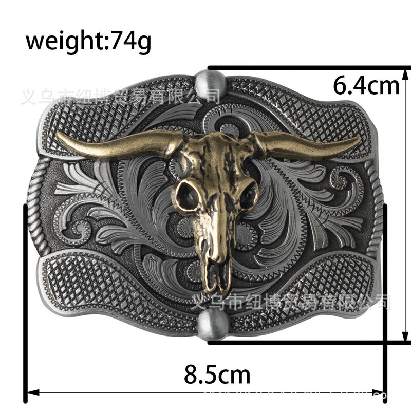 Modello decorativo fibbia per cintura Western Cowboy Bullfighter Bar accessori per la personalità