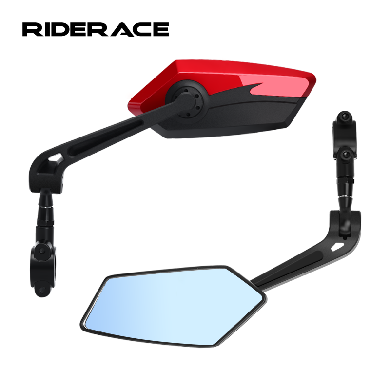 Bicyle Rear View Mirror Two-Color Wide Angle Reflector Clear Wide Range Bike Rearview Mirrors Cycling Flexible Left Right Mirror