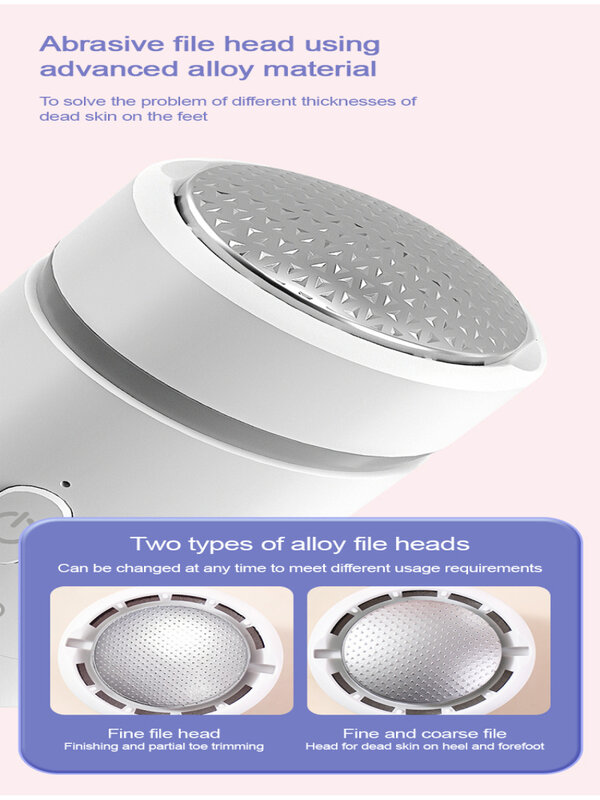 Chubby Big Suction PedicureAutomatic Pedicure Callus Removal Rechargeable Pedicure