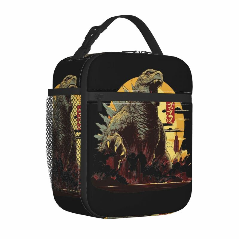 Godzillaed Insulated Lunch Bag Thermal Lunch Container Portable Tote Lunch Box Food Bag College Outdoor